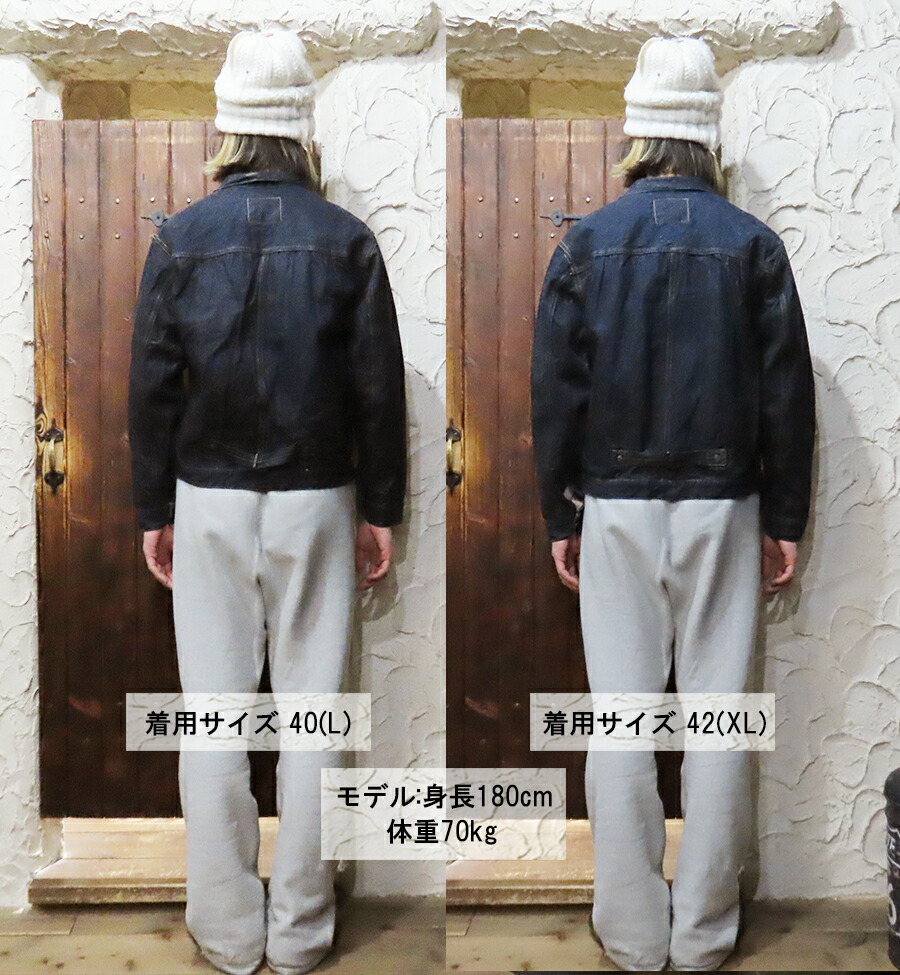 WAREHOUSE ウエアハウス デニムジャケット DD-2001 (T BACK STYLE