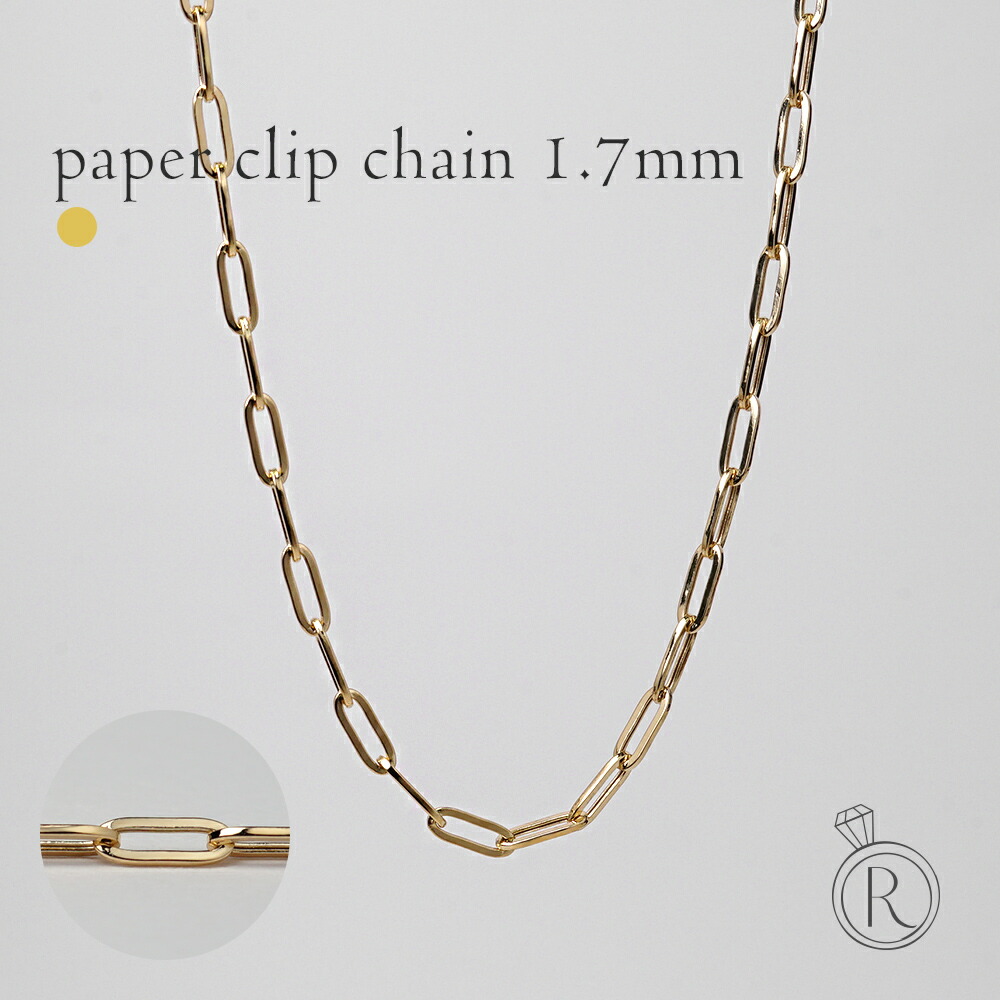 楽天市場】K18 アンカー ネックレスチェーン 3.3mm チェーンネックレス