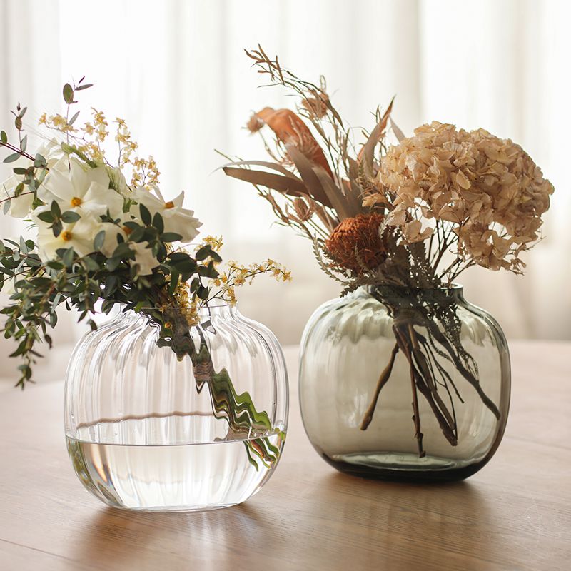 楽天市場】フラワーベース PRIMULA オーバル H17.5cm 花瓶 スモーク