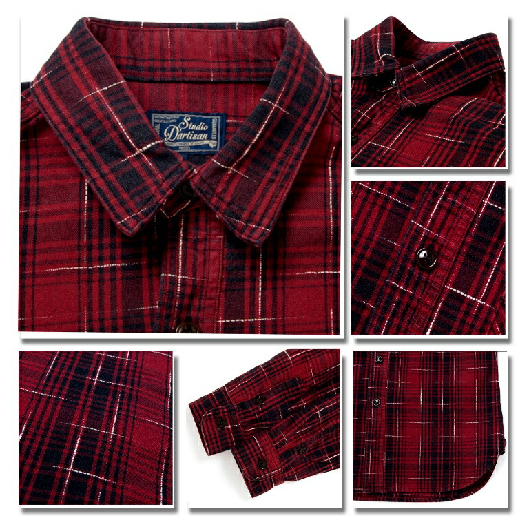 楽天市場】STUDIO D'ARTISAN チェックシャツ No.SDS-5698 