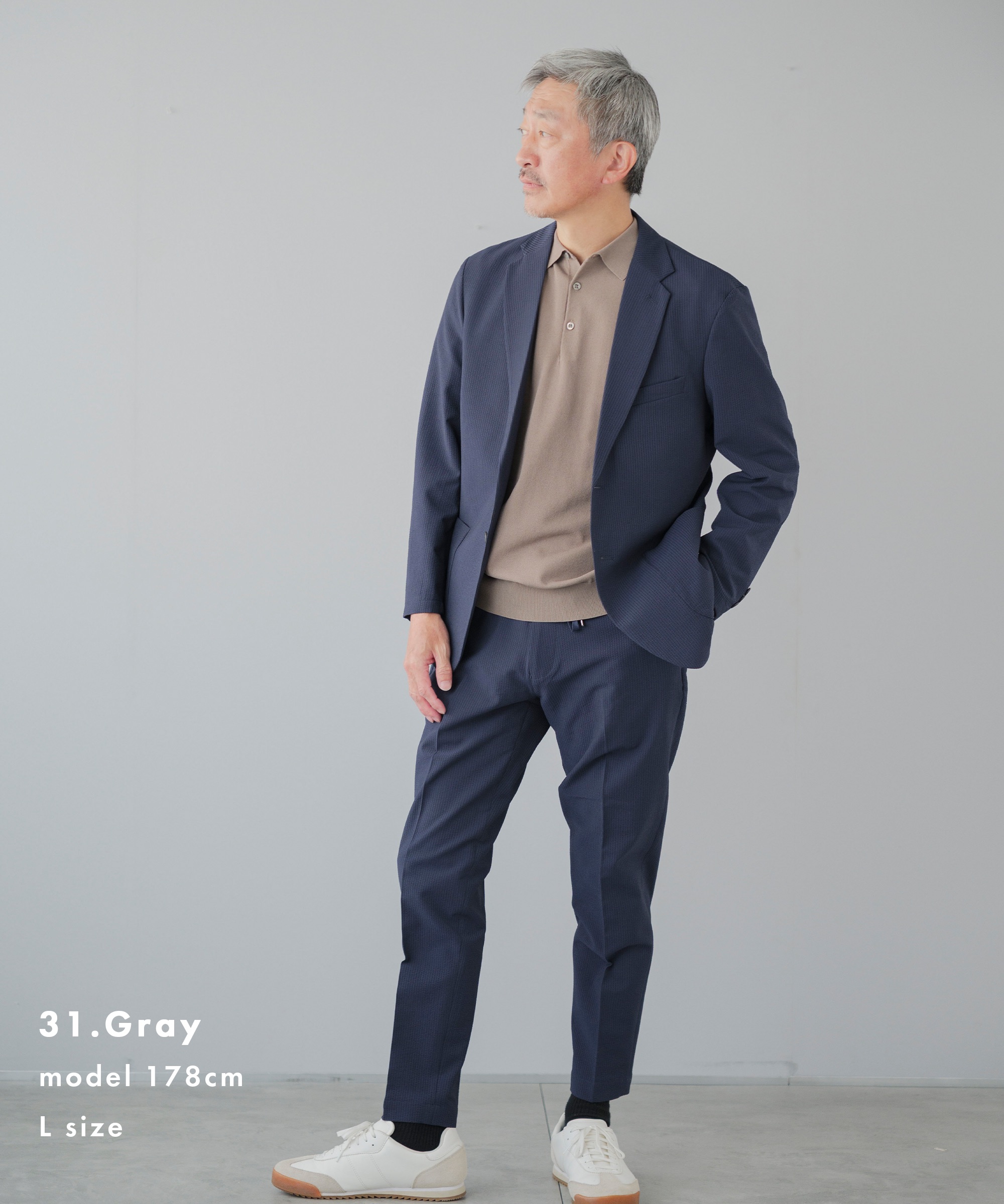 楽天市場】セットアップ メンズ スーツ 夏 ストレッチ ブランド AWC 夏