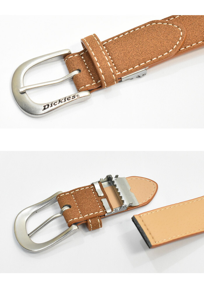 楽天市場】Dickies ディッキーズ スエード調 ステッチ PUレザーベルト