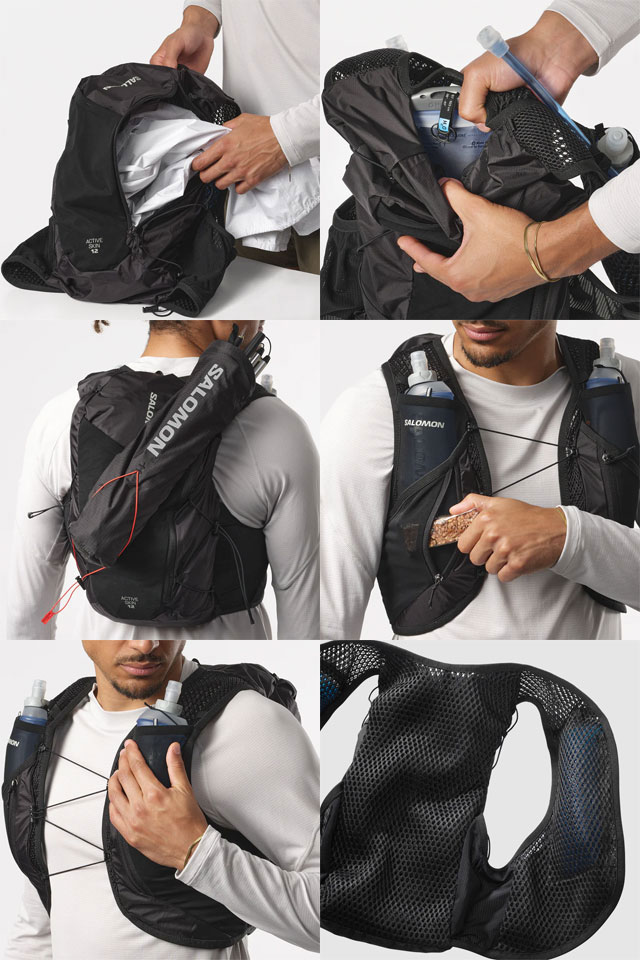 楽天市場】サロモン ランニングベスト メンズ ACTIVE SKIN 12