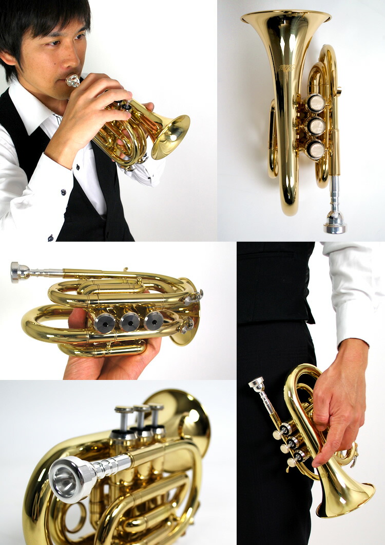 Soleil ポケット トランペット 初心者入門セット STR-1P)【ソレイユ