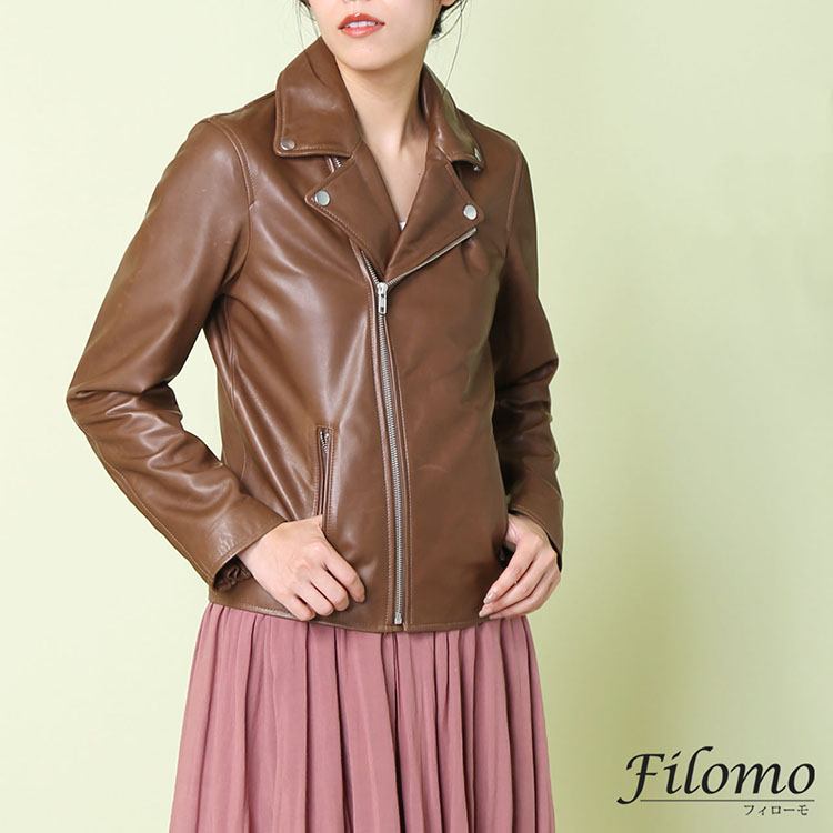 楽天市場】【4h限定20%off】ライダースジャケット レザー レディース