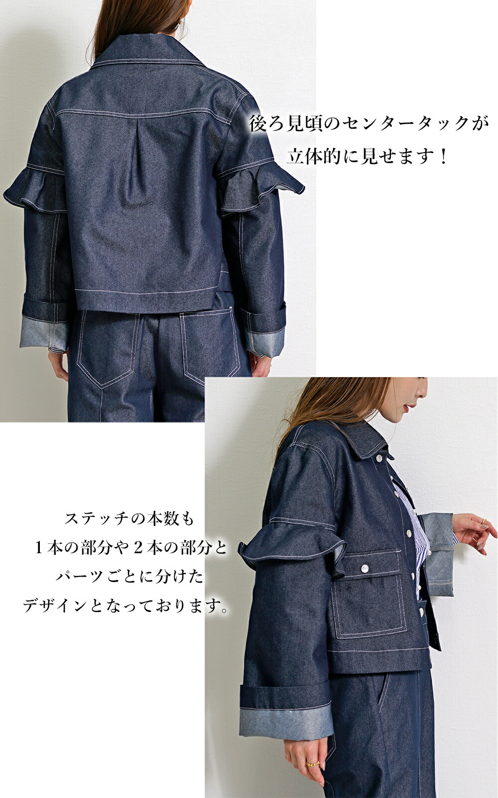 楽天市場】デニムジャケット レディース ショート丈 薄手 秋 Gジャン