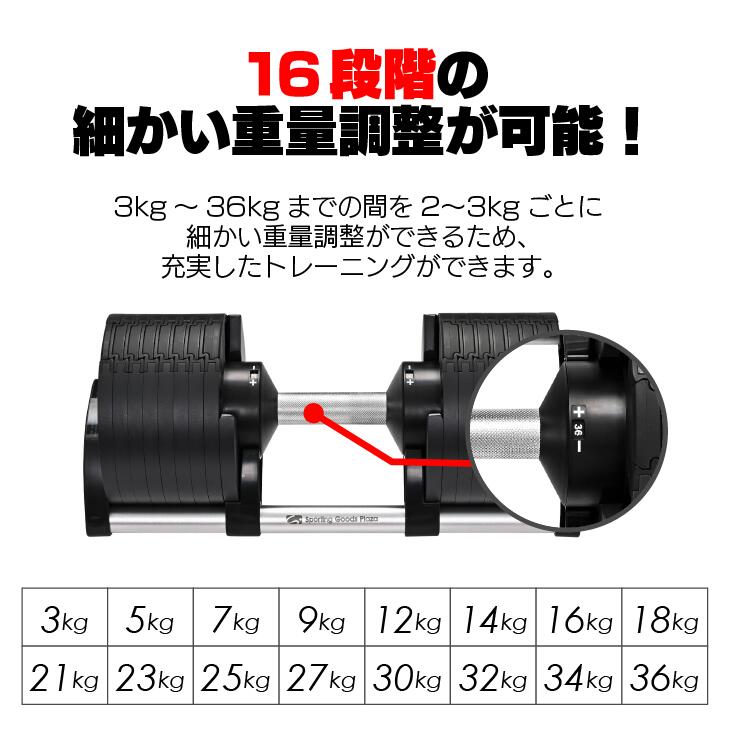 楽天市場】【限定カラー/正規品/1年保証】フレックスベル 36kg 2kg刻み