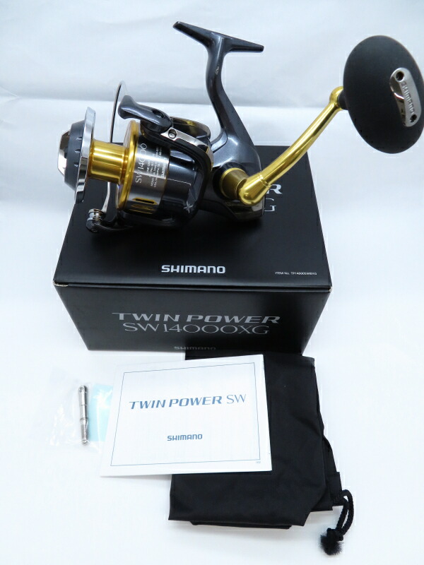 SHIMANO】シマノ『15ツインパワーSW 14000XG 軸交換でハンドル両方付替