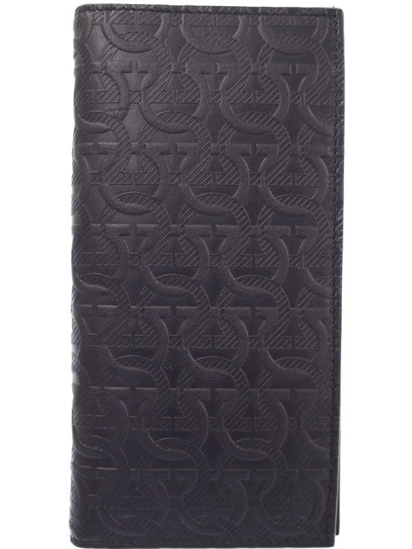 Salvatore Ferragamo】フェラガモ『ガンチーニ モノグラム 二つ折り長