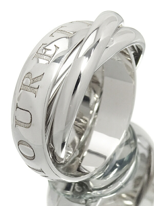 Cartier】【1998年 クリスマス限定】カルティエ『K18WG トリニティ