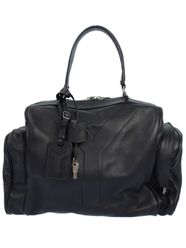 YVES SAINT LAURENT】イヴサンローラン『レザー ミニボストンバッグ