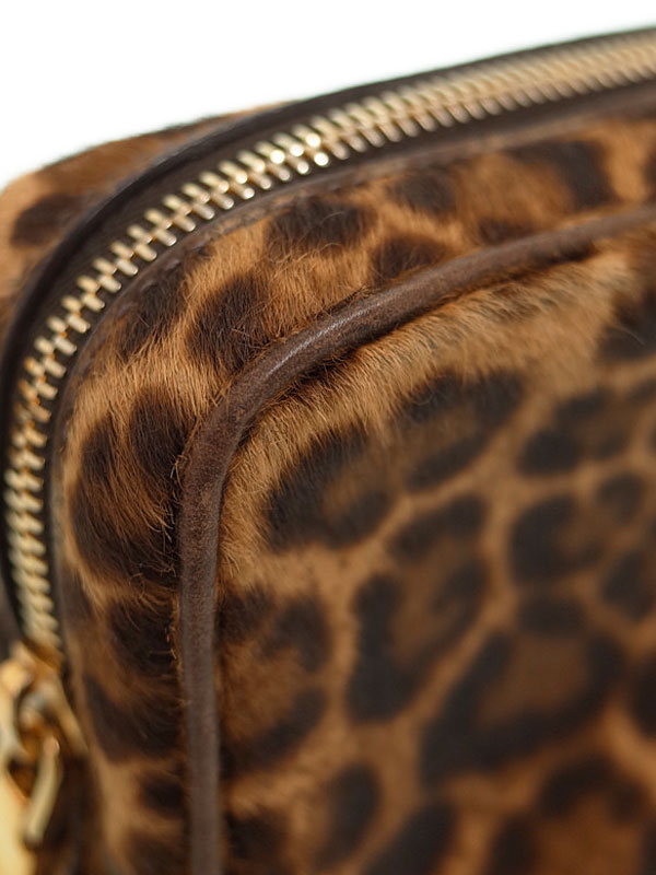 PRADA】プラダ『ヒョウ柄 ミニ ショルダー ポーチ』1N1674 レディース