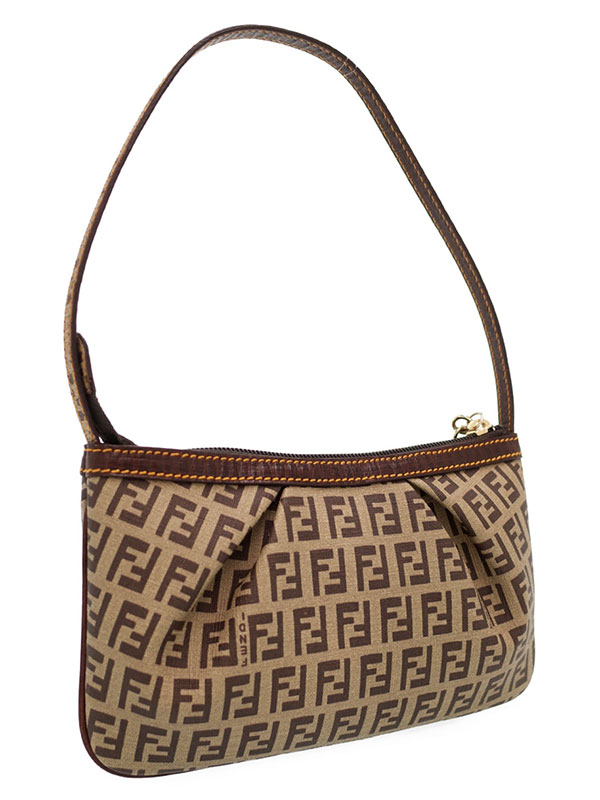 FENDI】フェンディ『ズッキーノ柄 ポーチバッグ』8BR566 レディース