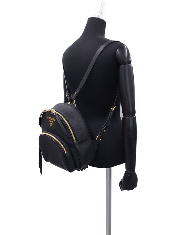PRADA】【リュックサック】プラダ『レザー 2WAYバックパック』1BZ051