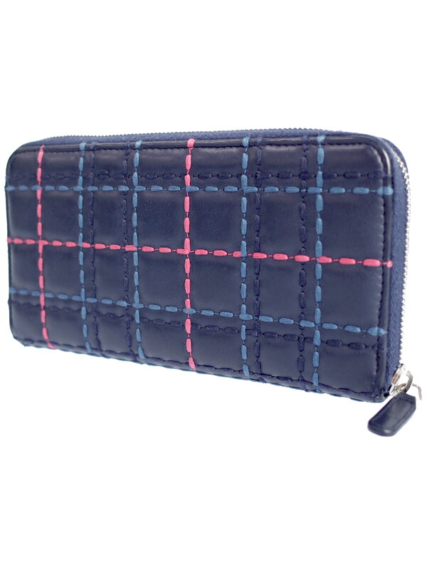 CHANEL】【シルバー金具】シャネル『ココマーク ツイードステッチ