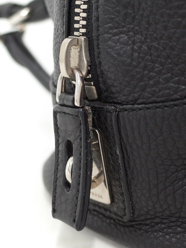 PRADA】プラダ『レザー ミニボストンバッグ』レディース ハンドバッグ