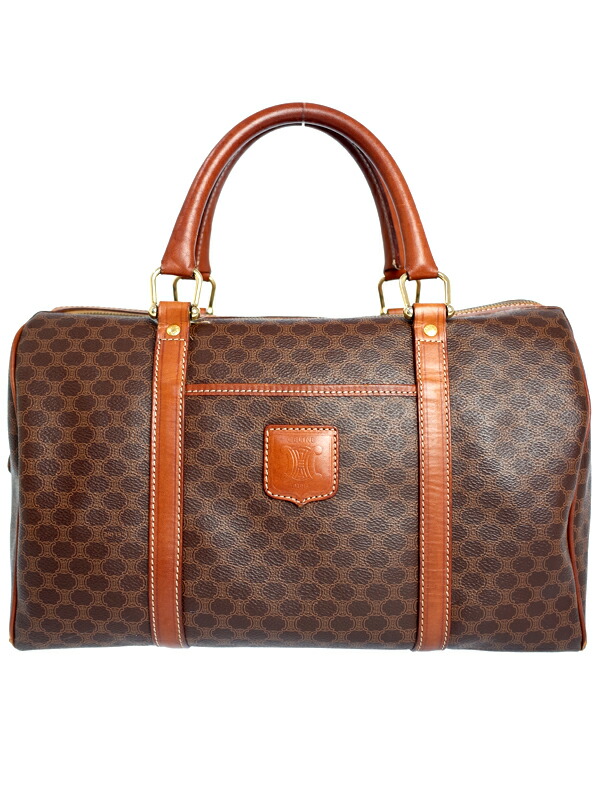 CELINE】【ヴィンテージ】セリーヌ『マカダム柄 ミニボストンバッグ