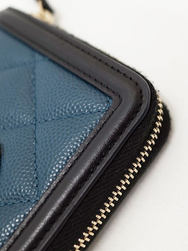 CHANEL】シャネル『CC フィリグリー ココマーク スモール ジップ