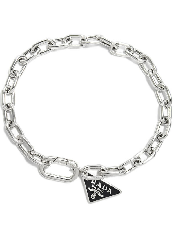 PRADA】プラダ『SILVER チェーン ジュエリー ブレスレット』2JB357 1