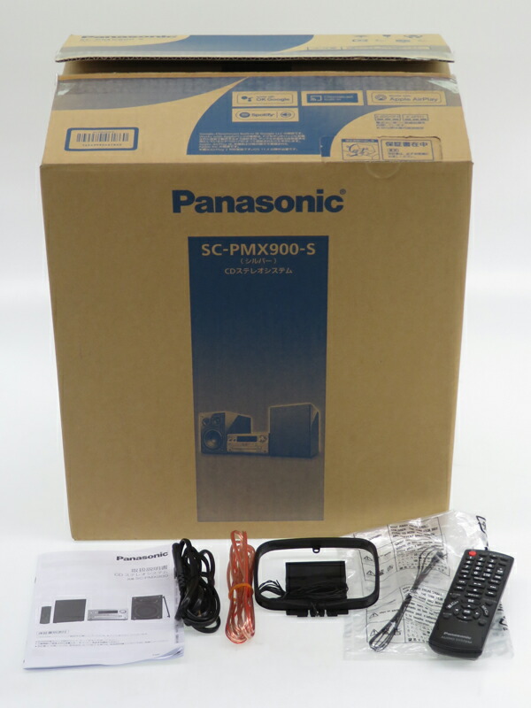 Panasonic】パナソニック『CDステレオシステム』SC-PMX900-S