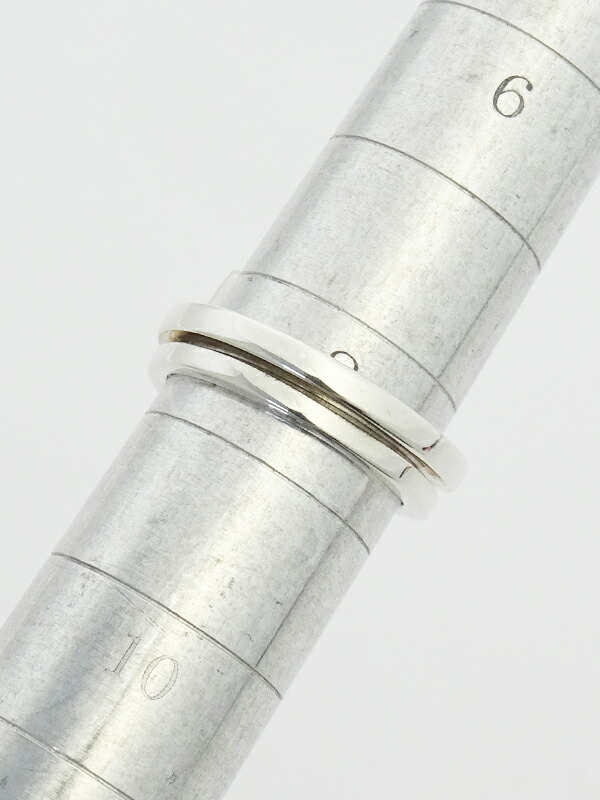 TIFFANY＆Co.】ティファニー『SILVER Tスクエア ラップ リング』9号 1