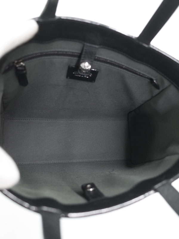 Jimmy Choo】ジミーチュウ『クロコ型押しレザー 2WAYトートバッグ