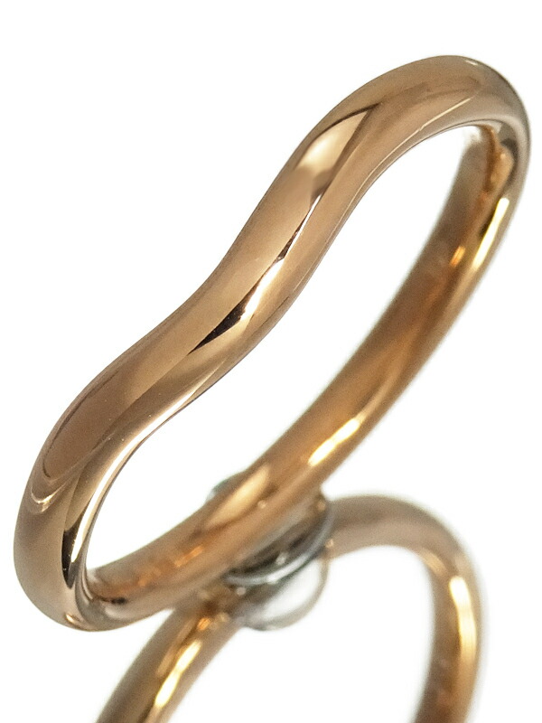 TIFFANY＆Co.】ティファニー『K18PG カーブ ド バンド リング』15号 1