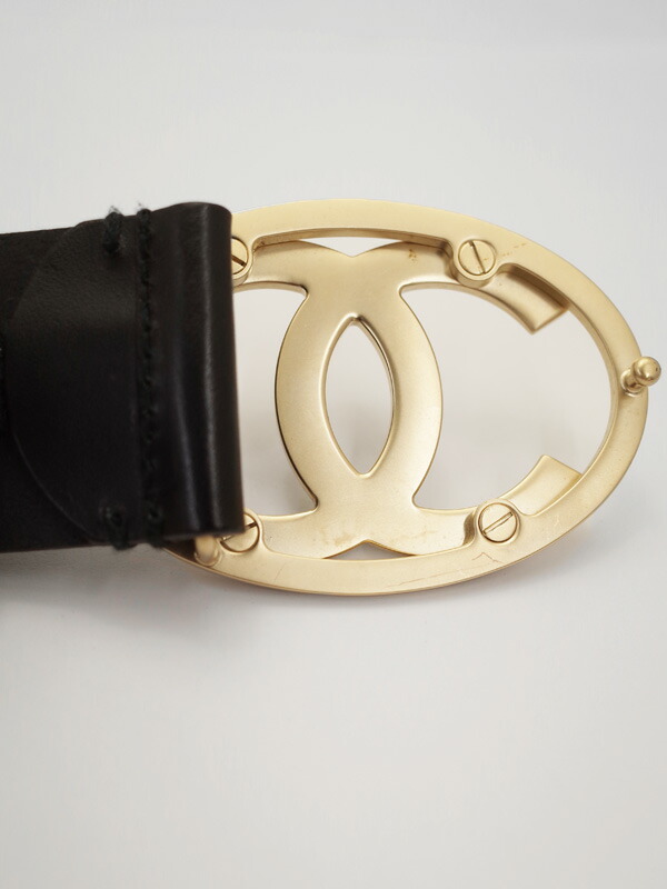 CHANEL】シャネル『ココマーク バックル ベルト size 90』メンズ