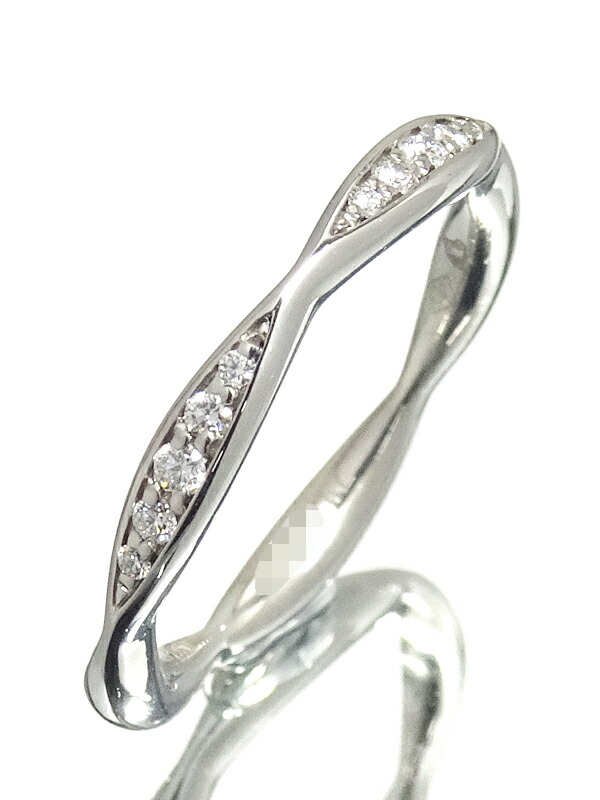 CHANEL】シャネル『PT950 カメリアコレクション マリッジリング ダイヤ