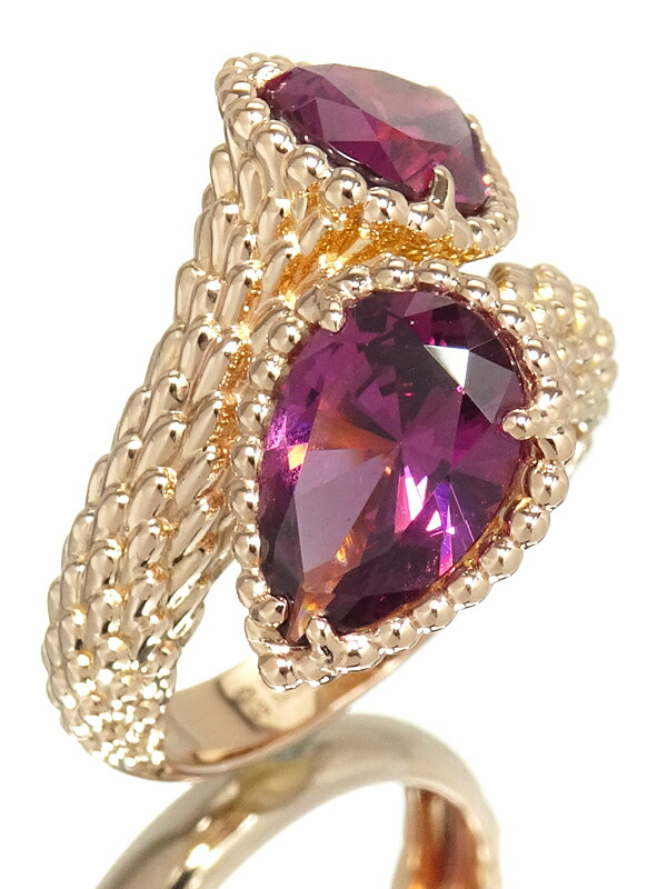 BOUCHERON】ブシュロン『K18PG セルパンボエム トワエモア リング