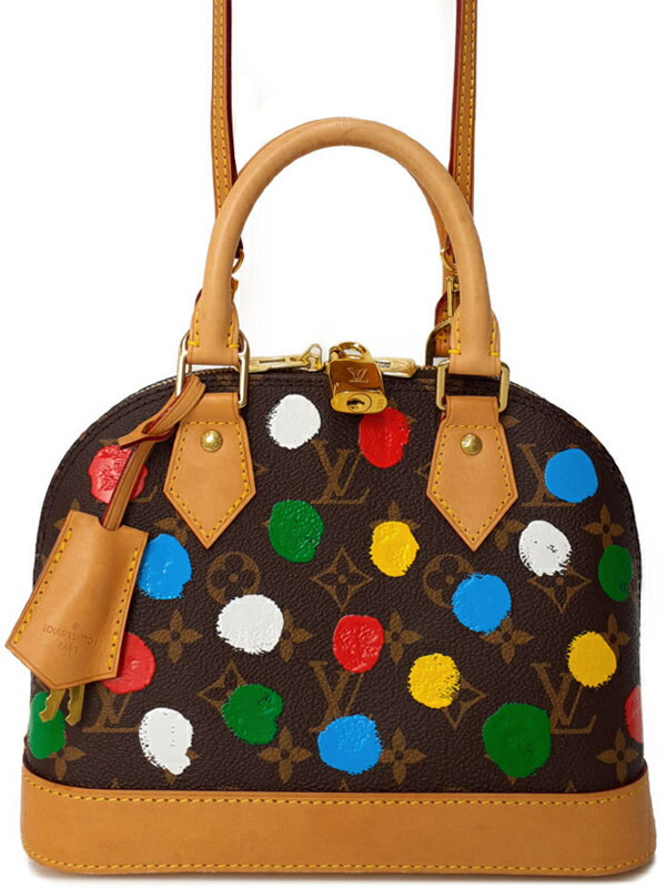 LOUIS VUITTON】ルイヴィトン『LV×YK モノグラム アルマBB 草間彌生