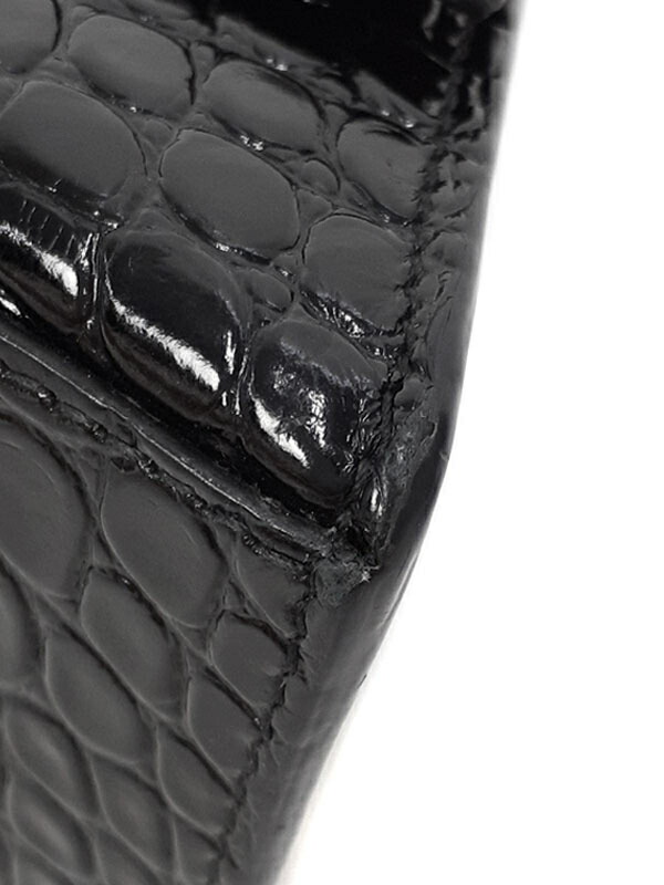 BALENCIAGA】バレンシアガ『クロコ型押し アワーグラス スモール