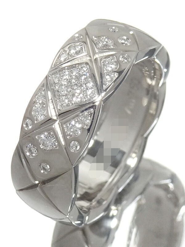 CHANEL】シャネル『K18WG ココクラッシュ コレクション リング ダイヤ