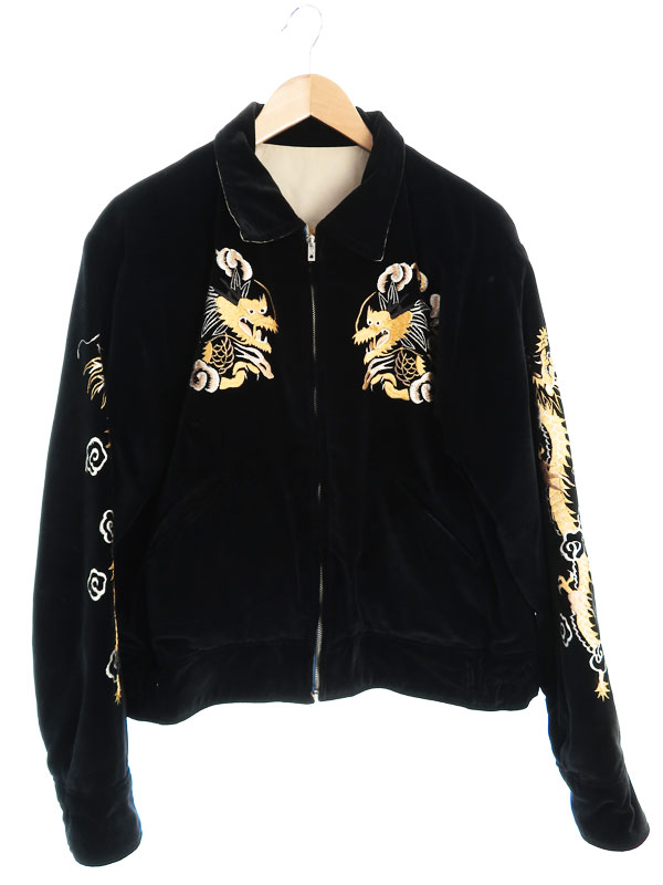 TAILOR TOYO】【沖縄マップ】【EAGLE】【襟付き】【ベロア】【アウター