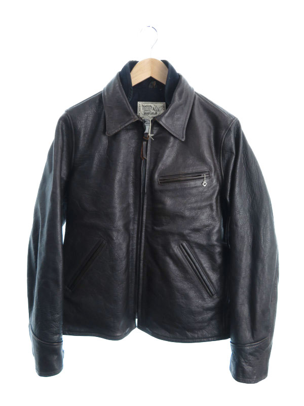 SUGAR CANE】【ホースハイドスポーツジャケット】【CROWNジッパー