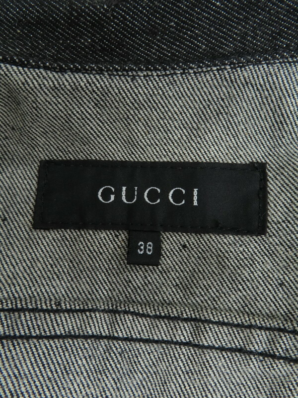 GUCCI】【イタリア製】【シェリーライン】グッチ『デニムジャケット