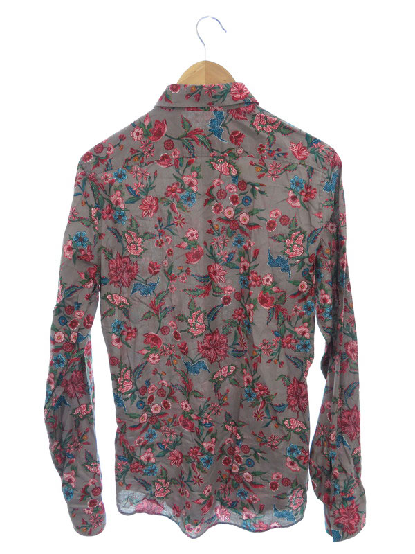 GUCCI】【イタリア製】グッチ『花柄長袖シャツ size40/15 3/4』309114