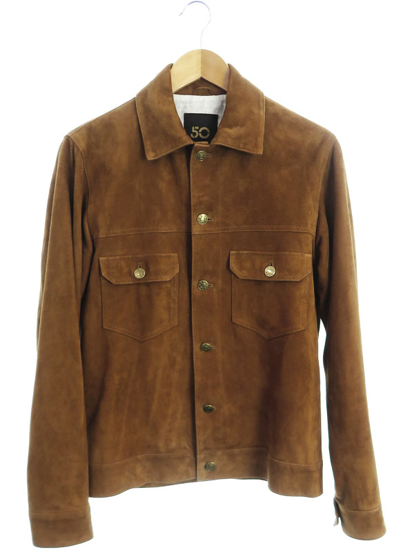 CINQUANTA】【ゴートスエードトラッカージャケット】【イタリア製