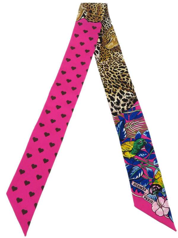 HERMES】【Jungle Love Love】【フランス製】エルメス『ツイリー