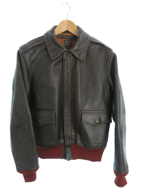 BUZZ RICKSON'S】【赤リブ】【アウター】バズリクソンズ『TYPE A-2