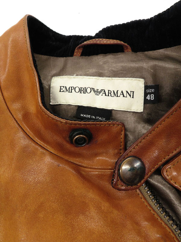 EMPORIO ARMANI】【LAMPOジッパー】【イタリア製】【アウター