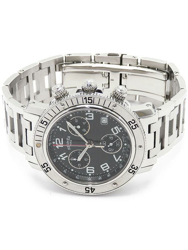 HERMES】エルメス『クリッパー ダイバー クロノグラフ』CL2.910 メンズ