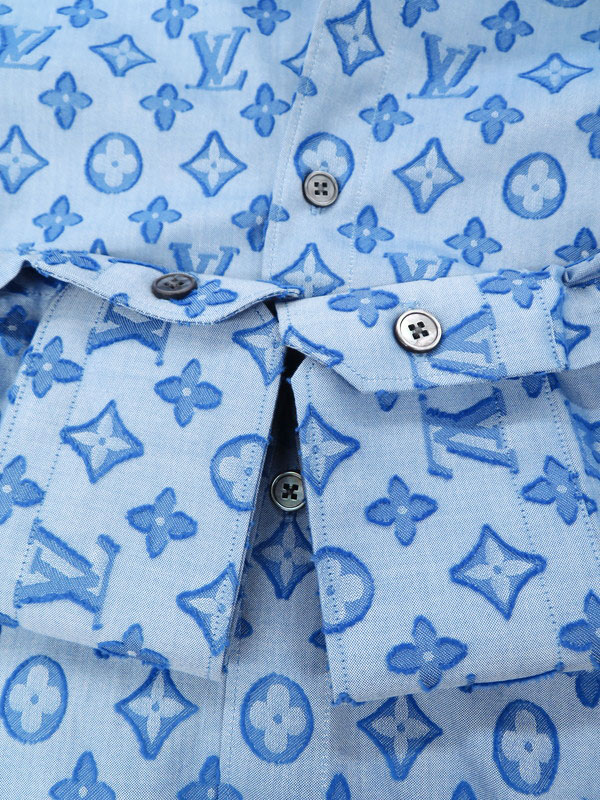 LOUIS VUITTON】ルイヴィトン『モノグラム 長袖シャツ sizeXL』RM212Q