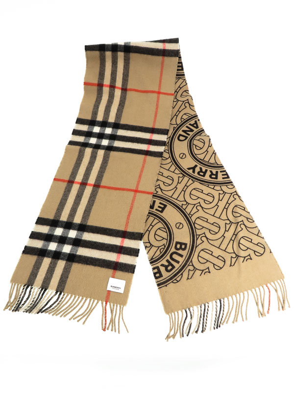 BURBERRY】バーバリー『ロゴ TBモノグラム チェック リバーシブル