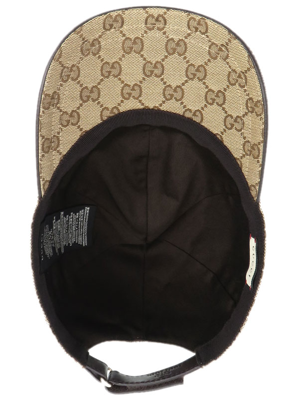 GUCCI】グッチ『オリジナルGGキャンバスベースボールキャップ sizeL 59