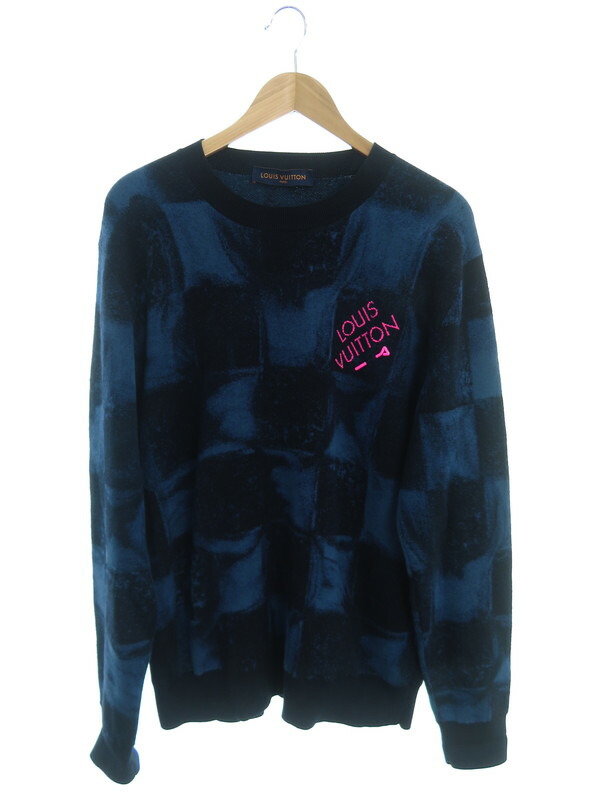 LOUIS VUITTON】ルイヴィトン『ダミエソルトジャカードクルーネック