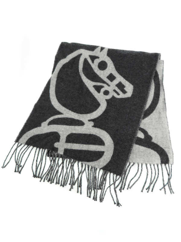 HERMES】エルメス『カシミヤマフラー』ユニセックス 1週間保証【中古