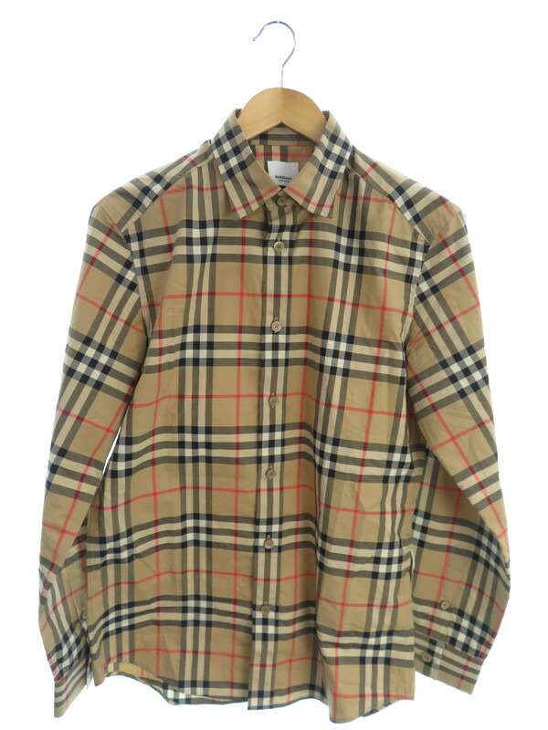 BURBERRY】バーバリー『チェック柄 長袖シャツ sizeXS TP』8020863