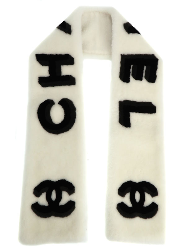CHANEL】シャネル『ムートン ファーマフラー』レディース 1週間保証