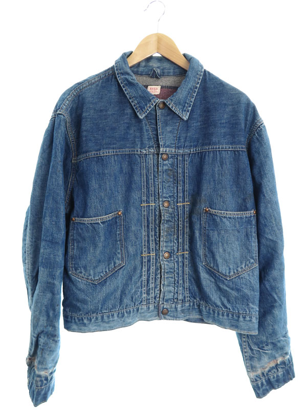 50s ヴィンテージ HERCULES ヘラクレス Gジャン デニムジャケット 2nd